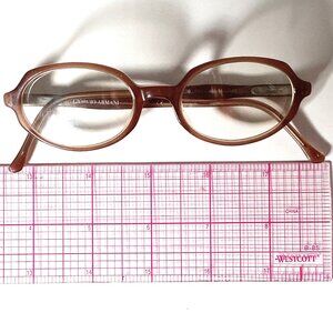 VIntage Classic Giorgio Armani 391 Pre-Loved Grey Tan Oval Glasses-Frames Only